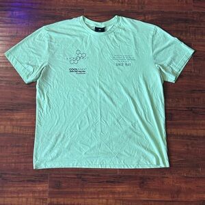 H&M Light Green Graphic Short Sleeve Tee